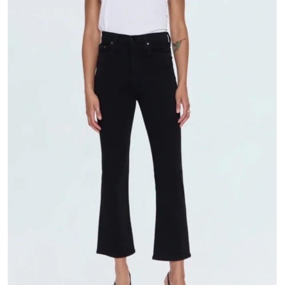 NWOT Pistola Lennon Noiro Black High Rise Bootcut Jeans Size 28 Womens